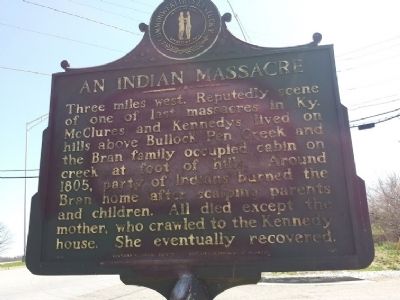 An Indian Massacre Marker image. Click for full size.