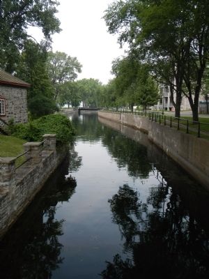 The Lachine Canal. Click for full size. The Lachine Canal image. Click for full size.