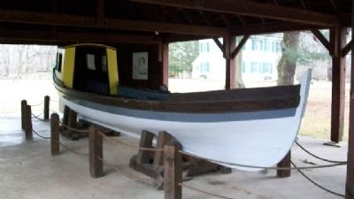 William Penn's Barge (reproduction) at Boat House. Click for full size. William Penn's Barge (reproduction) at Boat House image. Click for full size.