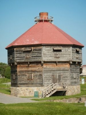 Coteau-du-lac blockhouse image. Click for full size.