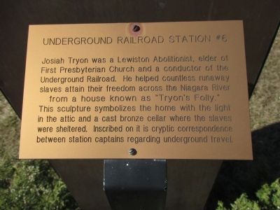 Underground Railroad Station #6 Marker image. Click for full size.