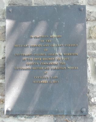 Battlefield of Chrysler�s Farm Marker image. Click for full size.