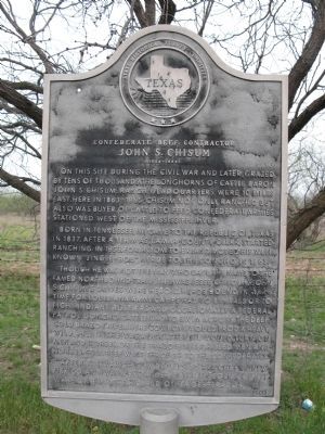 Confederate Beef Contractor Marker image. Click for full size.