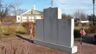 Falls Township War Memorial (back). Click for full size. Falls Township War Memorial (back) image. Click for full size.