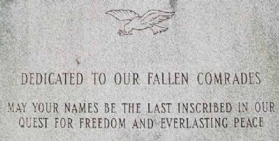 Falls Township War Memorial Dedication. Click for full size. Falls Township War Memorial Dedication image. Click for full size.