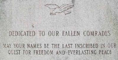 Falls Township War Memorial Dedication image. Click for full size.