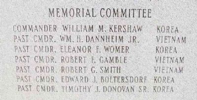 Falls Township War Memorial Committee. Click for full size. Falls Township War Memorial Committee image. Click for full size.