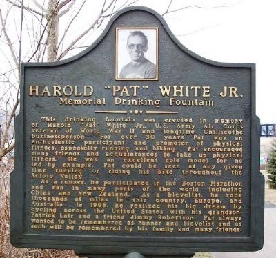 Harold "Pat" White Jr. Marker image. Click for full size.