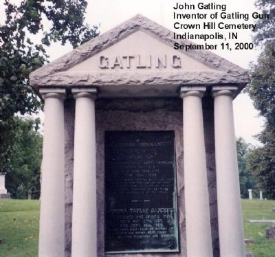 Richard Jordan Gatling Marker. Click for full size. Richard Jordan Gatling Marker image. Click for full size.