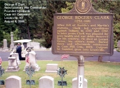 George Rogers Clark Marker. Click for full size. George Rogers Clark Marker image. Click for full size.