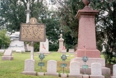 George Rogers Clark Marker and grave image. Click for full size.