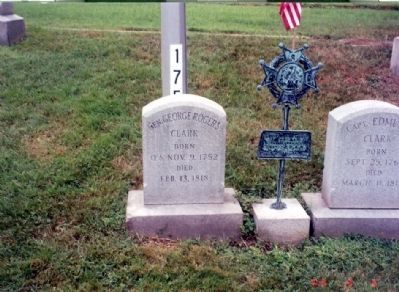 General George Rogers Clark Grave Marker image. Click for full size.