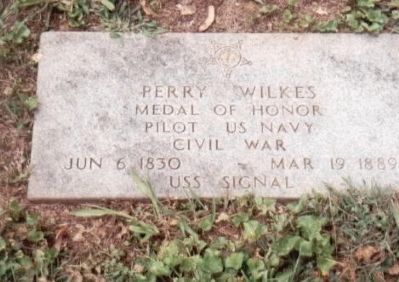 Perry Wilkes-Civil War Congressional Medal of Honor Recipient. Click for full size. Perry Wilkes-Civil War Congressional Medal of Honor Recipient image. Click for full size.