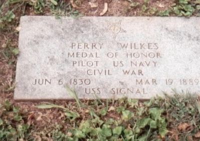 Perry Wilkes-Civil War Congressional Medal of Honor Recipient image. Click for full size.