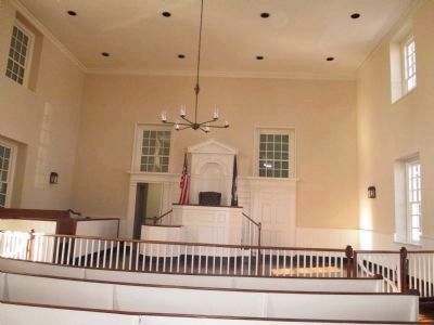 Interior of the 1800 courthouse image. Click for full size.