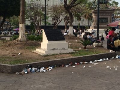 Wide view of In Memory of the Murdered Jesuit Priests Marker. Click for full size. Wide view of In Memory of the Murdered Jesuit Priests Marker image. Click for full size.