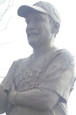 David Lee Regan Statue Detail image. Click for full size.