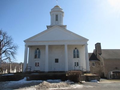 First Presbyterian Church of Lewiston & Marker image. Click for full size.