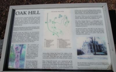 Oak Hill Marker. Click for full size. Oak Hill Marker image. Click for full size.