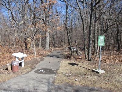 Oak Hill Marker and Path. Click for full size. Oak Hill Marker and Path image. Click for full size.