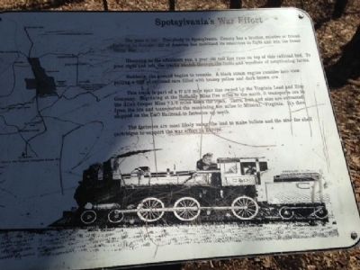 Spotsylvania's War Effort Marker. Click for full size. Spotsylvania's War Effort Marker image. Click for full size.