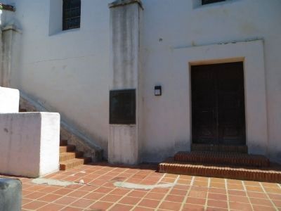 Junipero Serra Museum Marker. Click for full size. Junipero Serra Museum Marker image. Click for full size.