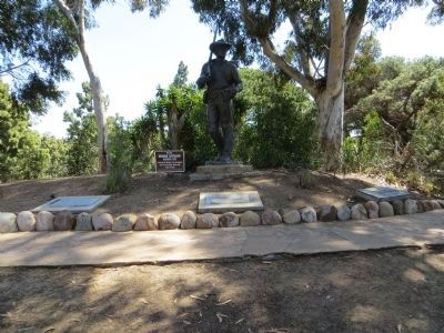 The 500 Volunteer Soldiers of the Mormon Battalion Marker. Click for full size. The 500 Volunteer Soldiers of the Mormon Battalion Marker image. Click for full size.