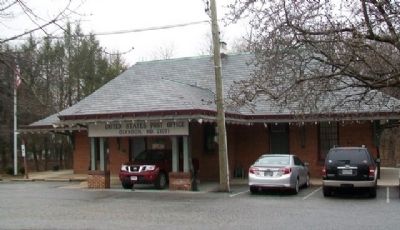Glyndon Station and Marker. Click for full size. Glyndon Station and Marker image. Click for full size.