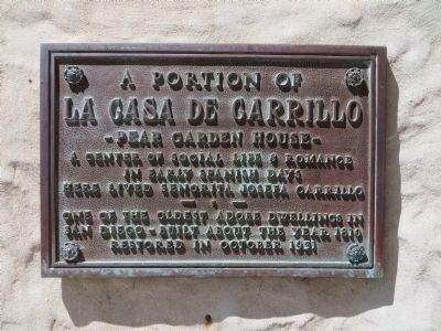 Garden House Plaque image. Click for full size.