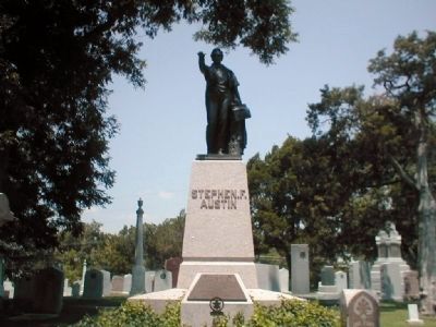 Stephen F. Austin Grave Marker image. Click for full size.