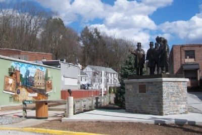 The Original Glen Rock Carol Singers Monument and Marker image. Click for full size.