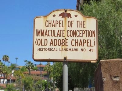 Adobe Chapel of The Immaculate Conception Marker image. Click for full size.