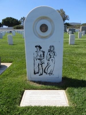 In Memory of the Mormon Battalion Marker image. Click for full size.