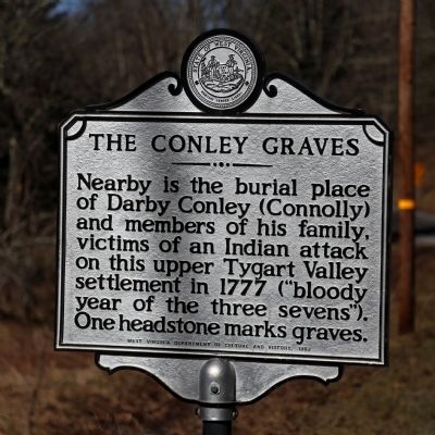 The Conley Graves Marker. Click for full size. The Conley Graves Marker image. Click for full size.