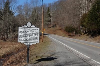 The Conley Graves Marker. Click for full size. The Conley Graves Marker image. Click for full size.