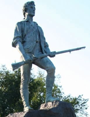 Lexington Minuteman Monument. Click for full size. Lexington Minuteman Monument image. Click for full size.