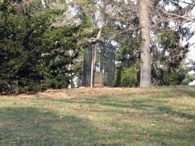 Original Federal Boundary Stone NW 4 Marker. Click for full size. Original Federal Boundary Stone NW 4 Marker image. Click for full size.