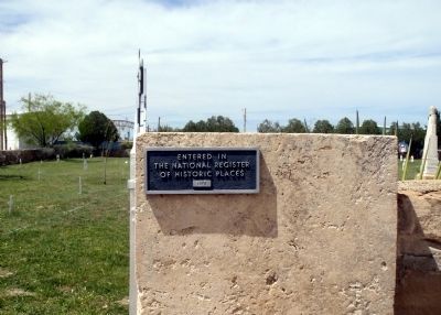 Old Fort Cemetery National Register plaque image. Click for full size.
