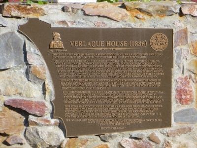 Verlaque House (1886) Marker image. Click for full size.
