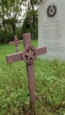 John Williams and Howell Haggett Marker. Click for full size. John Williams and Howell Haggett Marker image. Click for full size.
