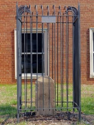 Original Federal Boundary Stone Southeast 6 Marker. Click for full size. Original Federal Boundary Stone Southeast 6 Marker image. Click for full size.