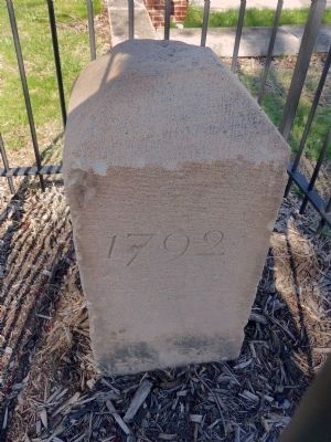 Original Federal Boundary Stone Southeast 6. Click for full size. Original Federal Boundary Stone Southeast 6 image. Click for full size.