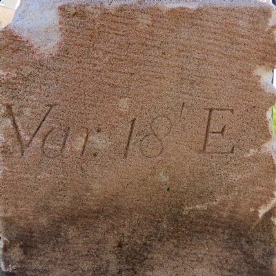 Original Federal Boundary Stone Southeast 6. Click for full size. Original Federal Boundary Stone Southeast 6 image. Click for full size.