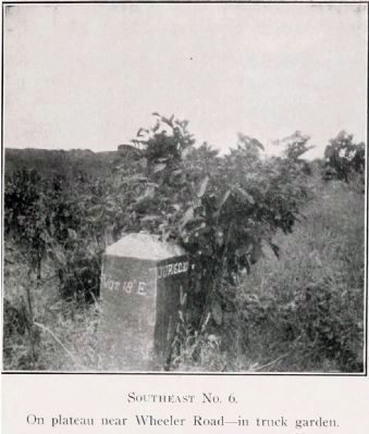 Original Federal Boundary Stone Southeast 6. Click for full size. Original Federal Boundary Stone Southeast 6 image. Click for full size.