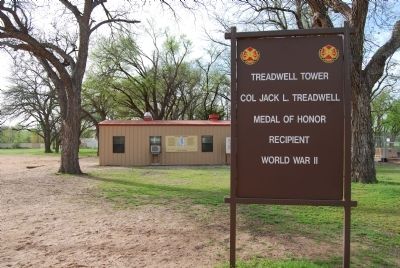 Col Jack L. Treadwell Marker. Click for full size. Col Jack L. Treadwell Marker image. Click for full size.