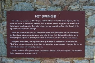 Post Guardhouse Marker image. Click for full size.