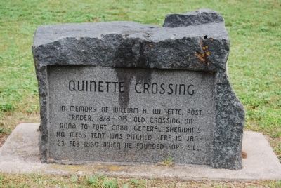 Quinette Crossing Marker image. Click for full size.