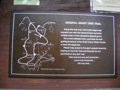 General Grant Tree Trail Marker image. Click for full size.