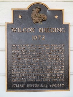 Wilcox Building Marker image. Click for full size.