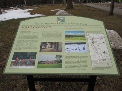 Erie County - Chestnut Ridge Park Marker image. Click for full size.